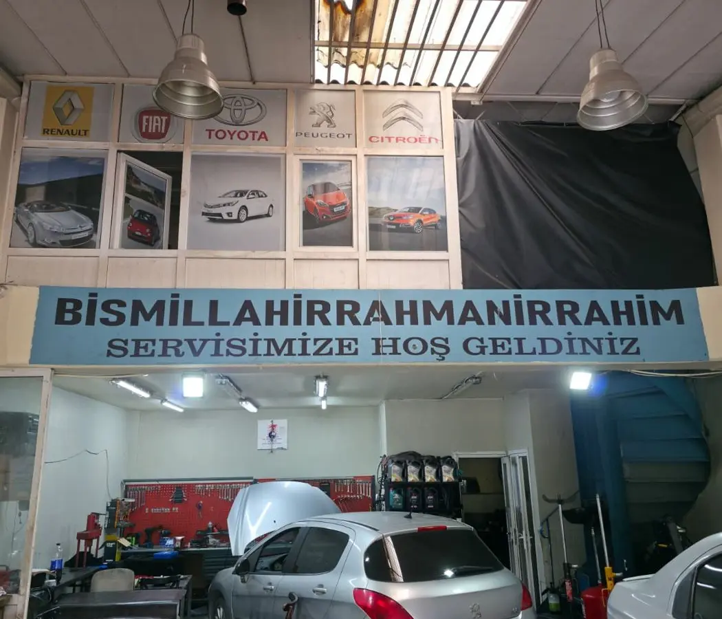 Atölye girişi ve çalışma alanı